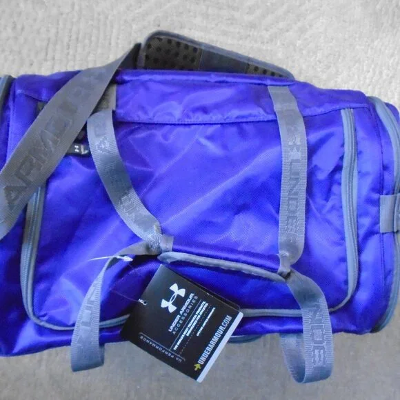 Unisex Purple Victory Small Team Duffel Bag NWT - Picture 4 of 6